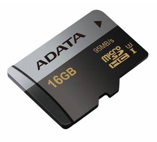 ADATA Premier Pro UHS-I U3 Class 10 95MBps microSDHC - 16GB Micro SD